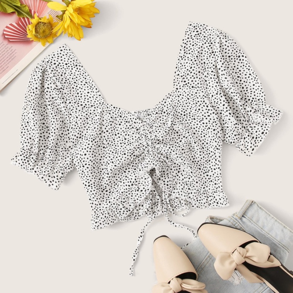 Spotted blouse